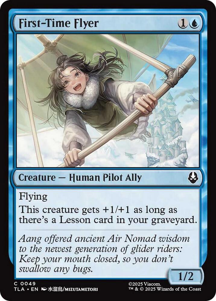 First-Time Flyer 49 card from Avatar: The Last Airbender