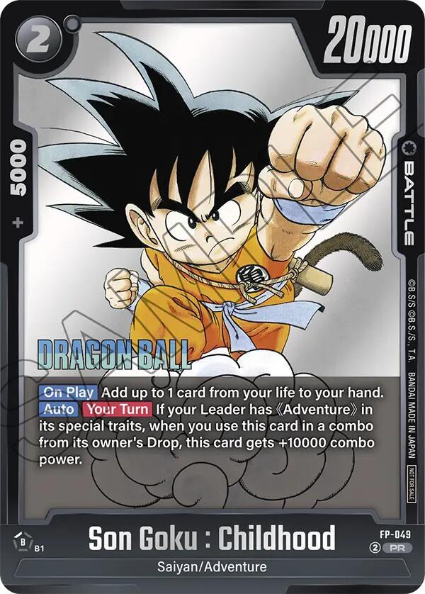 Son Goku : Childhood FP-049 card from Fusion World Promotion Cards and Packs
