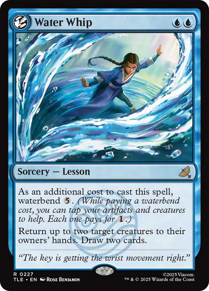 Water Whip 227 card from Avatar: The Last Airbender: Eternal-Legal