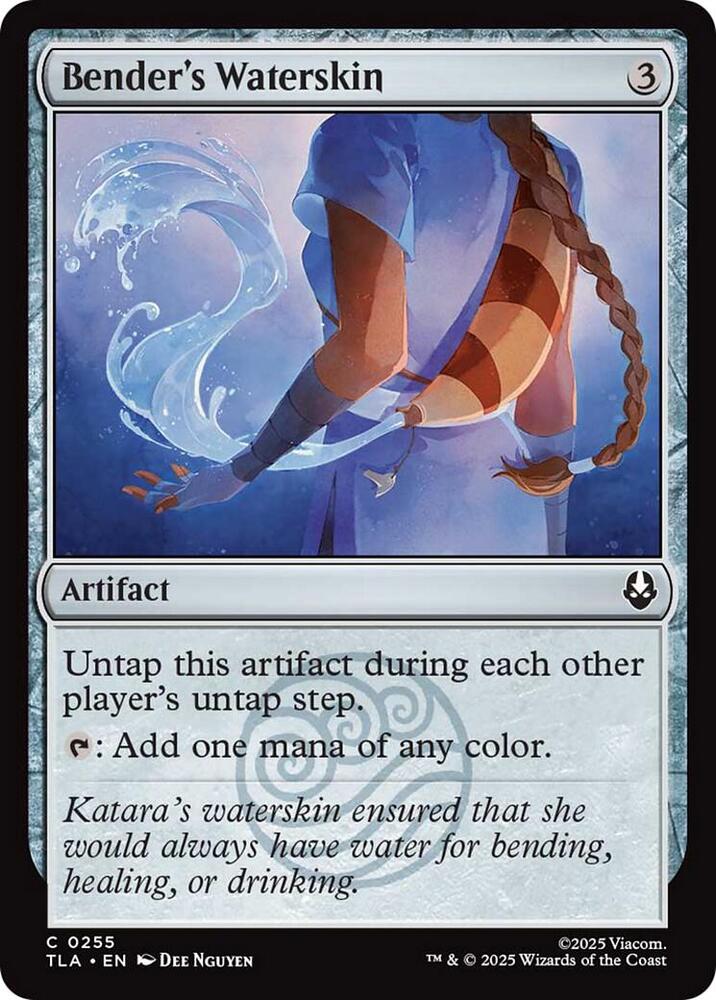 Bender's Waterskin 255 card from Avatar: The Last Airbender