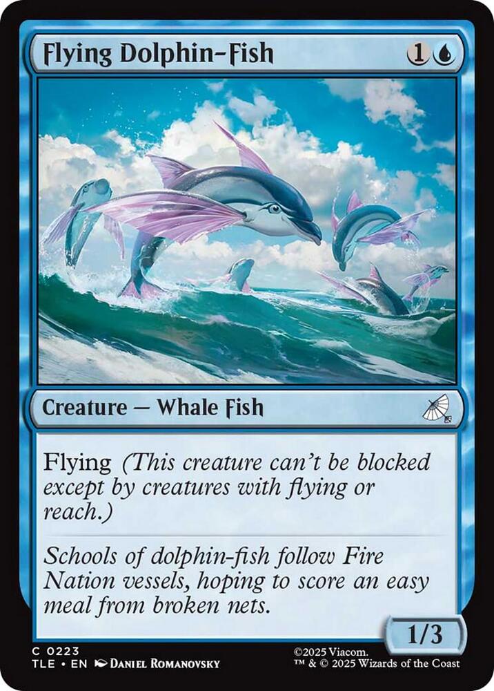 Flying Dolphin-Fish 223 card from Avatar: The Last Airbender: Eternal-Legal
