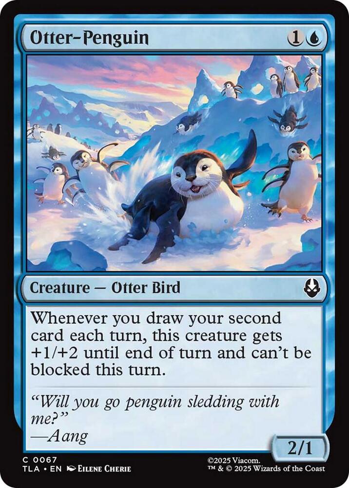 Otter-Penguin 67 card from Avatar: The Last Airbender