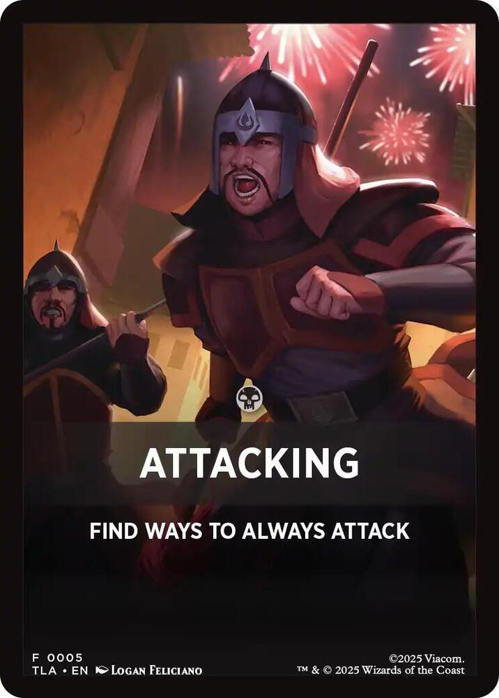 Attacking Theme Card 5 card from Avatar: The Last Airbender