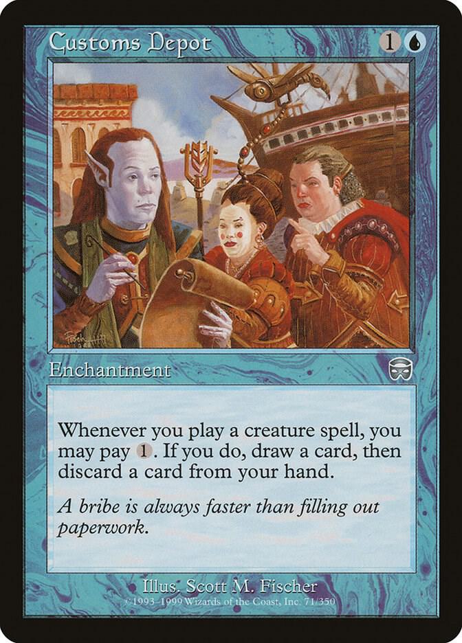 Customs Depot 71 card from Mercadian Masques