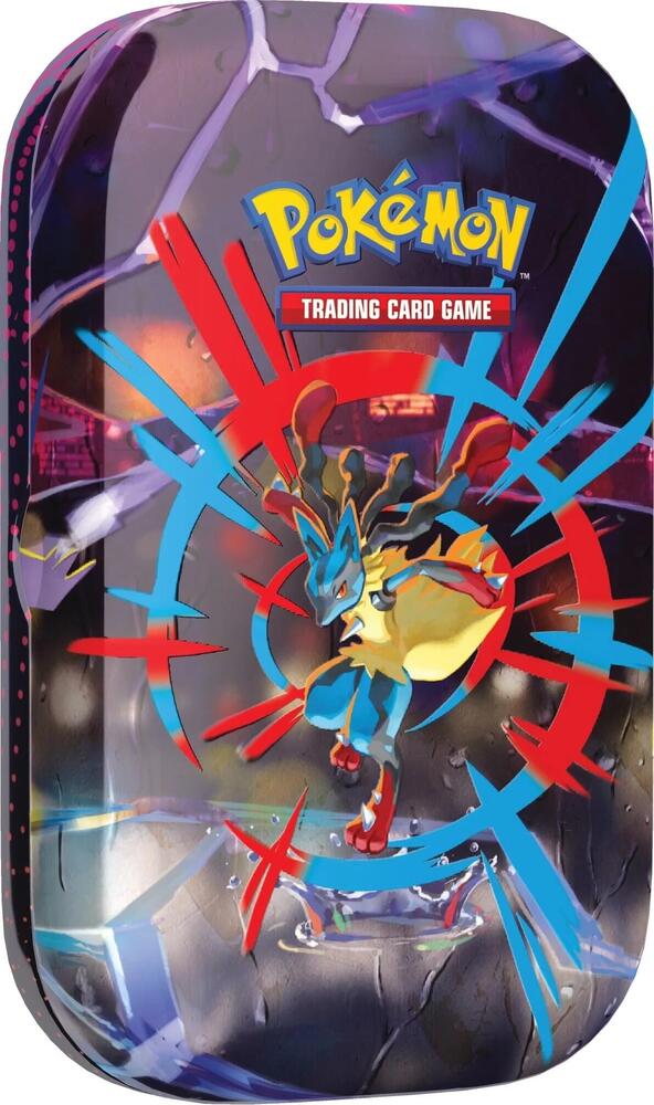 Mega Heroes Mini Tin [Mega Lucario] card from ME01: Mega Evolution