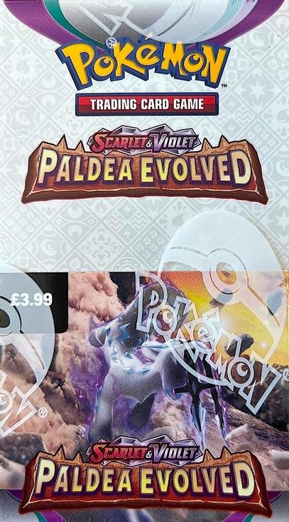 Paldea Evolved Half Booster Box sealed product from SV02: Paldea Evolved