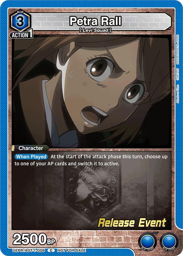 Petra Rall UEPR/AOT-1-006 card from UE10BT: Attack on Titan Release Event Cards