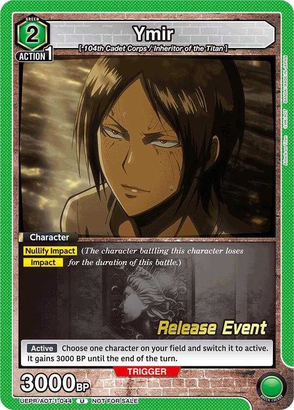 Ymir UEPR/AOT-1-044 card from UE10BT: Attack on Titan Release Event Cards