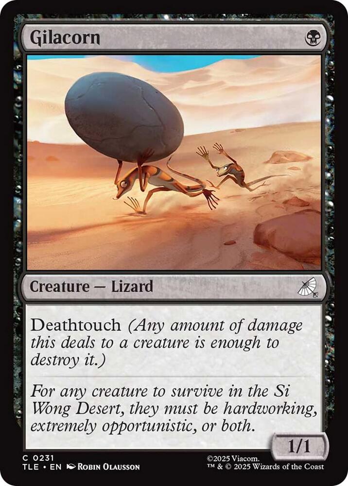 Gilacorn 231 card from Avatar: The Last Airbender: Eternal-Legal