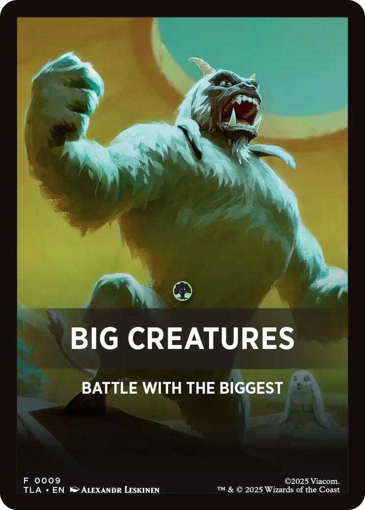 Big Creatures Theme Card 9 card from Avatar: The Last Airbender