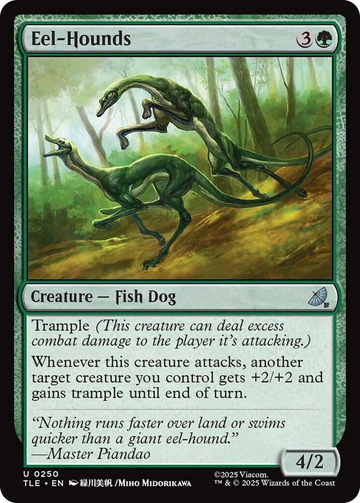 Eel-Hounds 250 card from Avatar: The Last Airbender: Eternal-Legal