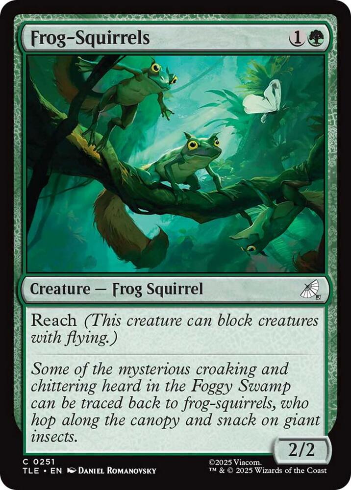 Frog-Squirrels 251 card from Avatar: The Last Airbender: Eternal-Legal