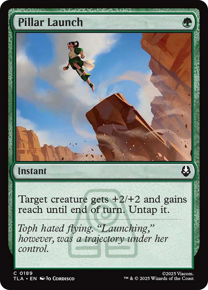 Pillar Launch 189 card from Avatar: The Last Airbender