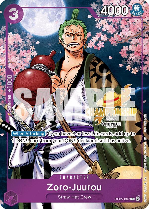 Zoro-Juurou (CS 25-26 Event Pack) OP05-067 card from One Piece Promotion Cards