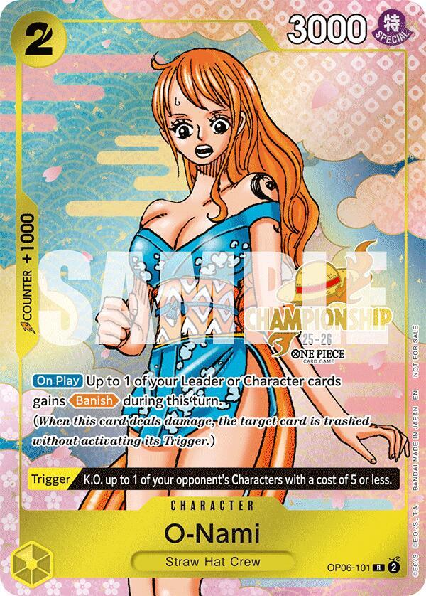 O-Nami (CS 25-26 Event Pack) OP06-101 card from One Piece Promotion Cards