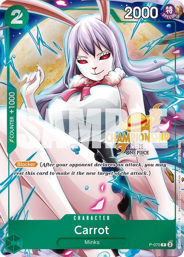 Carrot (CS 25-26 Event Pack) P-070 card from One Piece Promotion Cards
