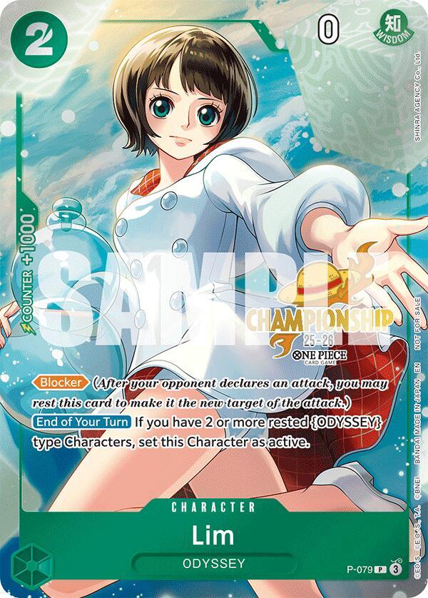 Lim (CS 25-26 Event Pack) P-079 card from One Piece Promotion Cards