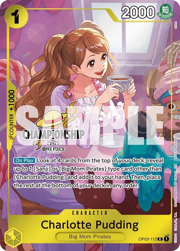 Charlotte Pudding (CS 25-26 Celebration Pack) OP03-112 card from One Piece Promotion Cards