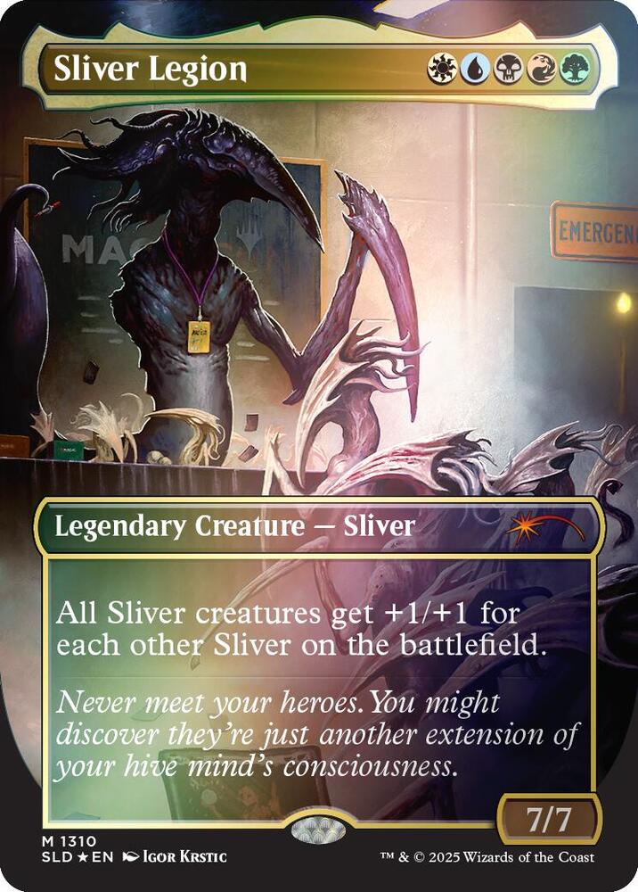Sliver Legion (Rainbow Foil) 1310 card from Secret Lair Drop Series