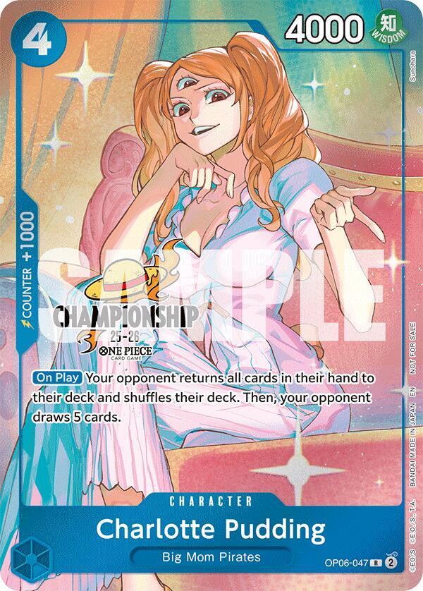 Charlotte Pudding (CS 25-26 Celebration Pack) OP06-047 card from One Piece Promotion Cards