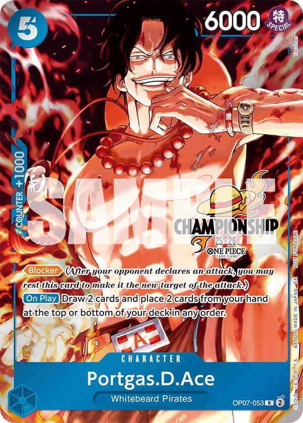 Portgas.D.Ace (CS 25-26 Celebration Pack) OP07-053 card from One Piece Promotion Cards