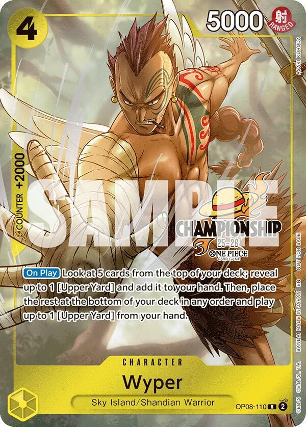 Wyper (CS 25-26 Celebration Pack) OP08-110 card from One Piece Promotion Cards