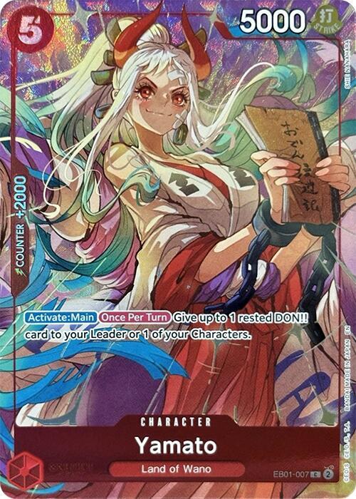 Yamato (Premium Card Collection -Best Selection Vol. 4-) EB01-007 card from One Piece Promotion Cards