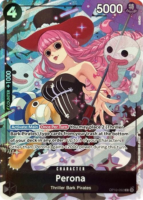 Perona (Premium Card Collection -Best Selection Vol. 4-) OP10-092 card from One Piece Promotion Cards