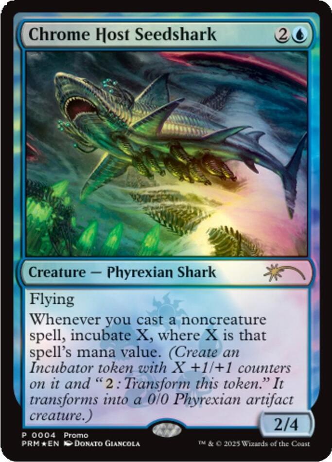 Chrome Host Seedshark 4 card from Unique and Miscellaneous Promos