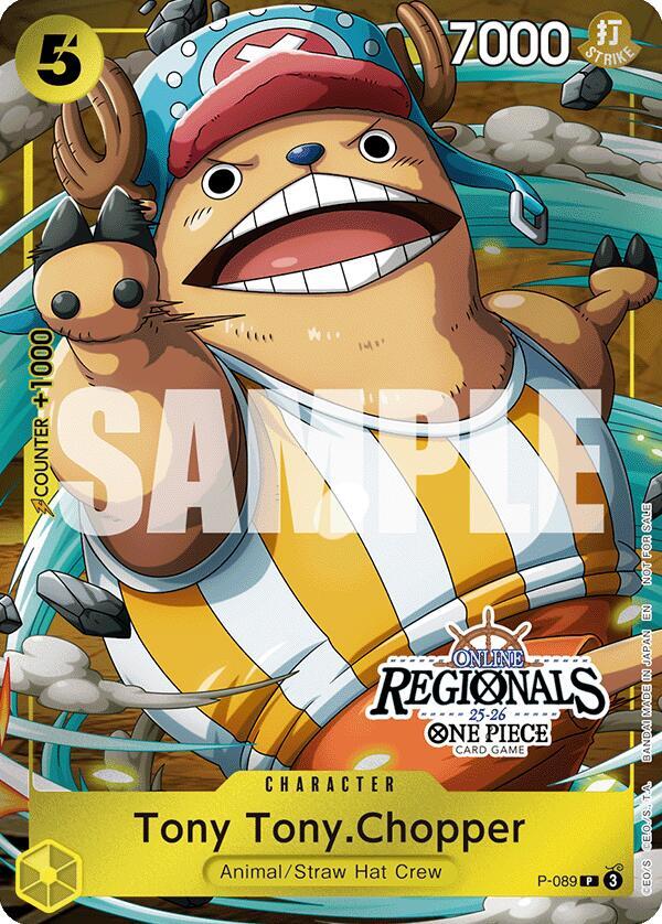Tony Tony.Chopper (Online Regional Participation Pack 2025 Vol.2) P-089 card from One Piece Promotion Cards