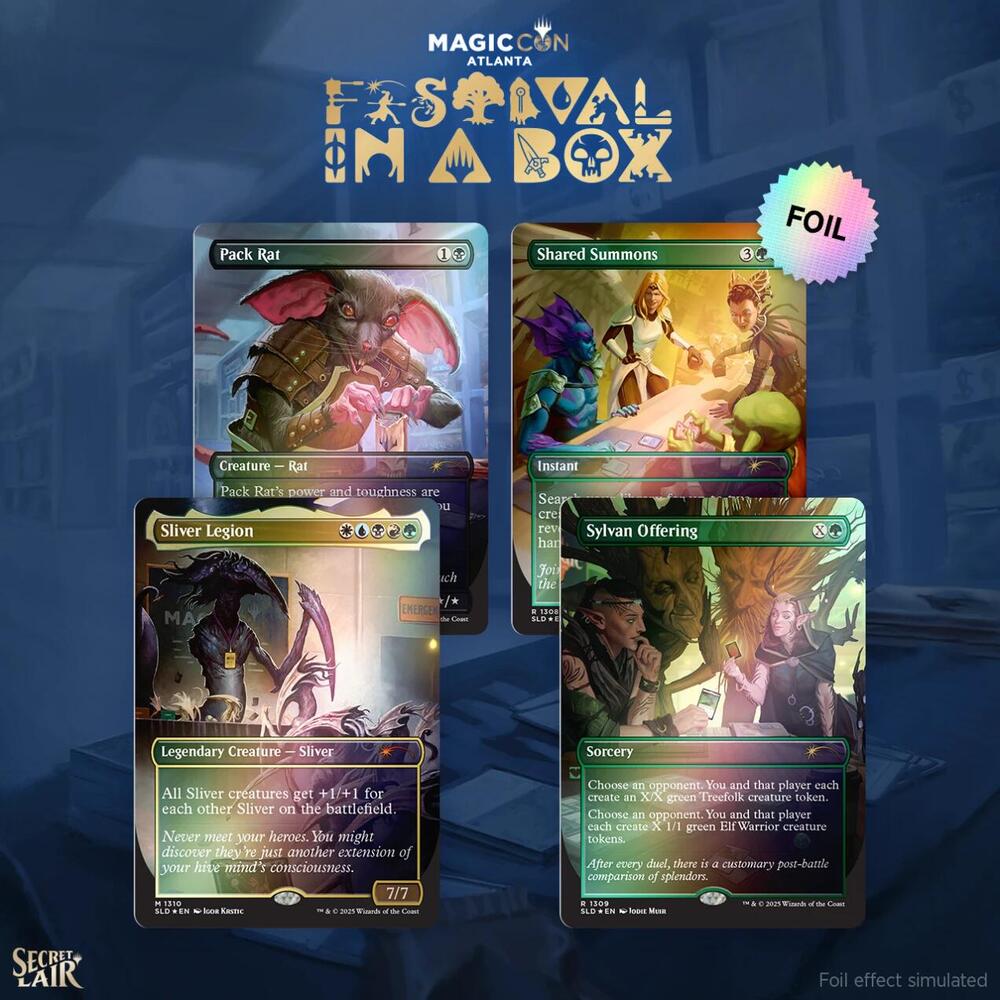 Secret Lair Drop: MagicCon: The Gathering - Rainbow Foil Edition card from Secret Lair Drop Series