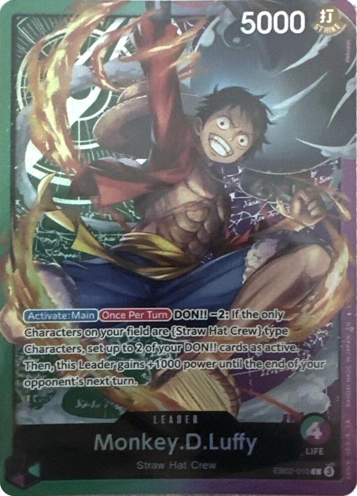 Monkey.D.Luffy (Sound Loader - Luffy Edition 2025) EB02-010 card from One Piece Promotion Cards