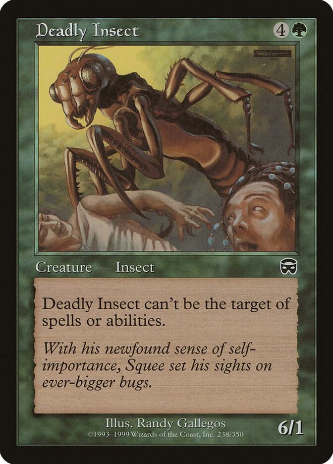 Deadly Insect 238 card from Mercadian Masques