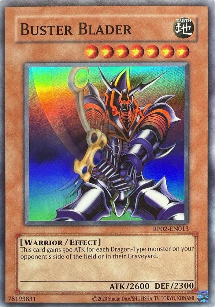Buster Blader RP02-EN013 card from Retro Pack 2 (2020 Date Reprint)