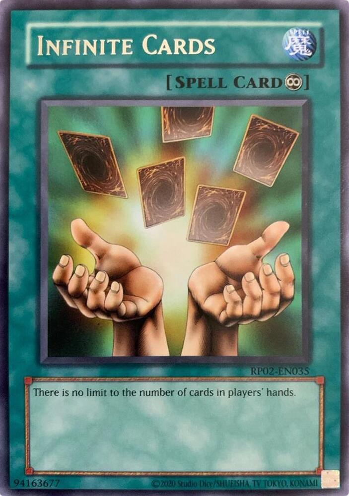 Infinite Cards RP02-EN035 card from Retro Pack 2 (2020 Date Reprint)