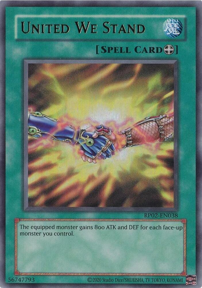 United We Stand RP02-EN038 card from Retro Pack 2 (2020 Date Reprint)