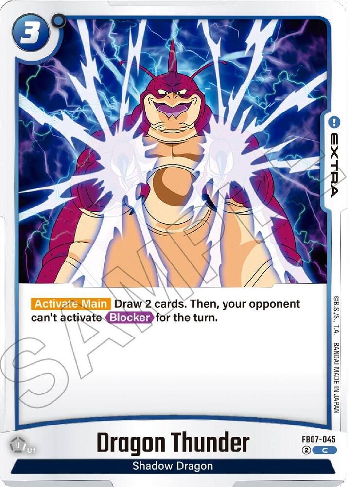 Dragon Thunder FB07-045 card from Wish For Shenron