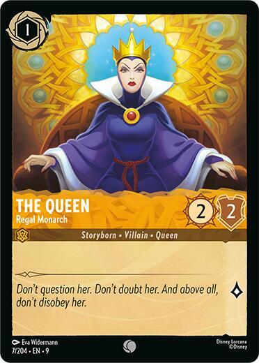 The Queen - Regal Monarch 7/204 card from Fabled