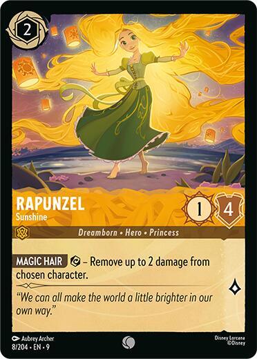 Rapunzel - Sunshine 8/204 card from Fabled