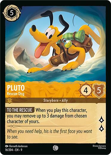 Pluto - Rescue Dog 16/204 card from Fabled