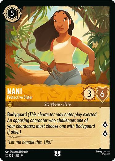 Nani - Protective Sister 17/204 card from Fabled