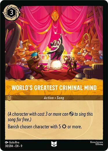 World's Greatest Criminal Mind 30/204 card from Fabled