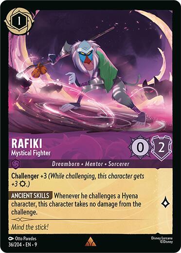 Rafiki - Mystical Fighter 36/204 card from Fabled