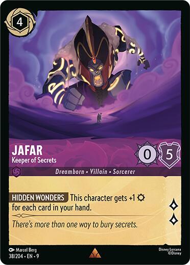 Jafar - Keeper of Secrets 38/204 card from Fabled