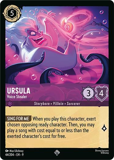 Ursula - Voice Stealer 44/204 card from Fabled