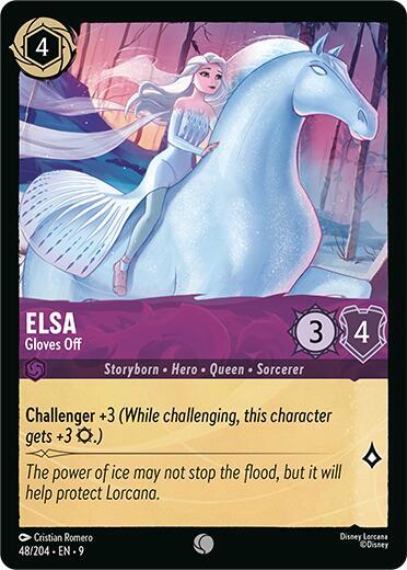 Elsa - Gloves Off 48/204 card from Fabled