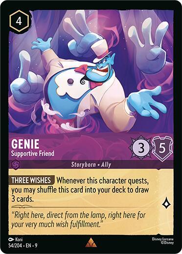 Genie - Supportive Friend 54/204 card from Fabled