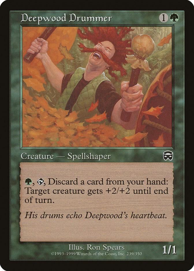 Deepwood Drummer 239 card from Mercadian Masques