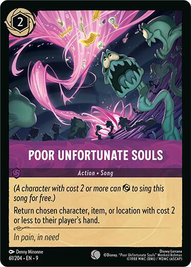 Poor Unfortunate Souls 61/204 card from Fabled