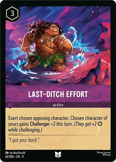 Last-Ditch Effort 62/204 card from Fabled